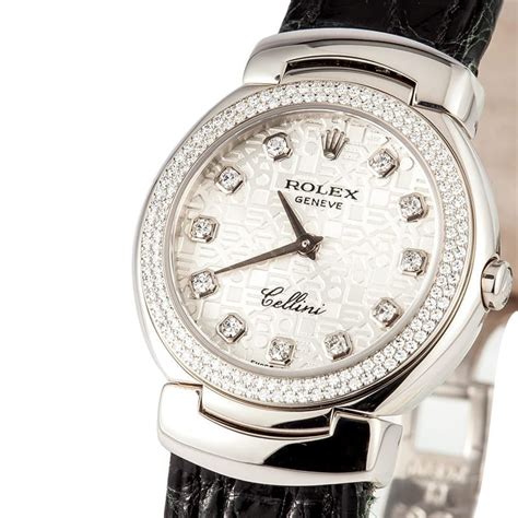 rolex geneve cellini ladies watch|rolex cellini black.